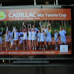 Cadillac mix tennis cup atidarymas